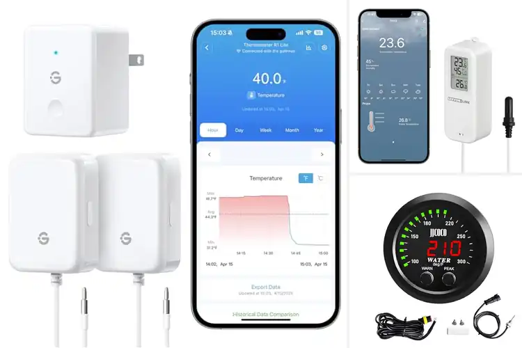 Detailed view of Best Alarm Enabled Temperature Gauge