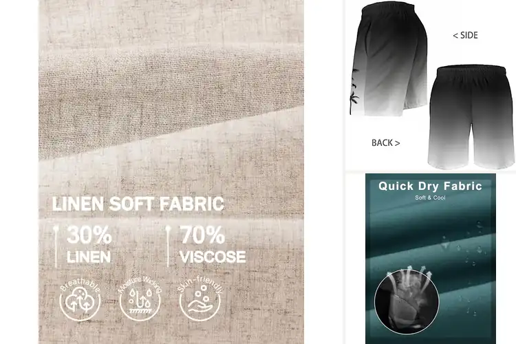 Detailed view of Best Beach Shorts For Men: Top 10 Picks for Style & Comfort