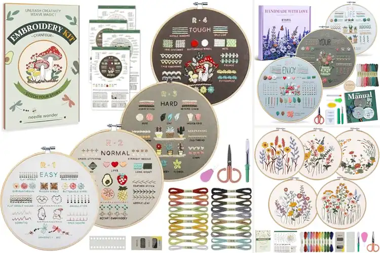 Detailed view of Best Beginner Embroidery Kits