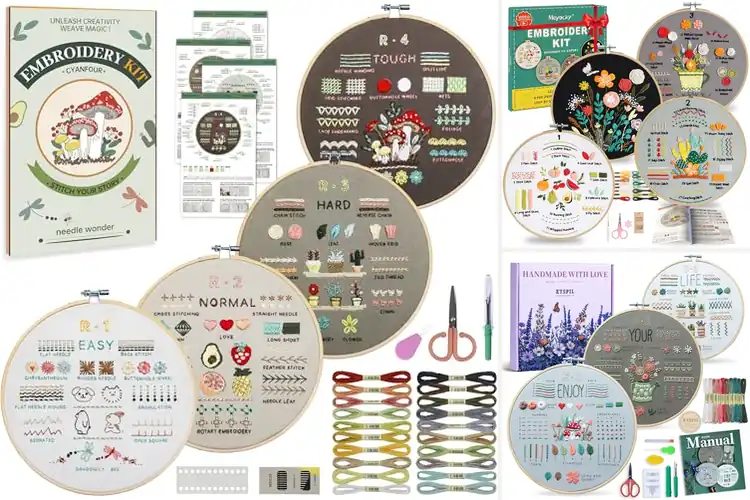 Detailed view of Best Beginner Embroidery Starter Kits