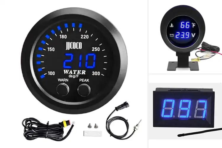 Detailed view of Best Blue Display Temp Gauge: Top 10 Picks for Engine Safety