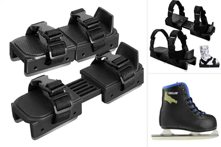Detailed view of Best Boy’s Double Runner Ice Skates