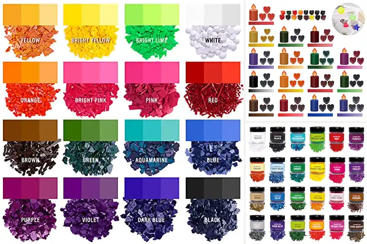 Detailed view of Best Candle Colorants