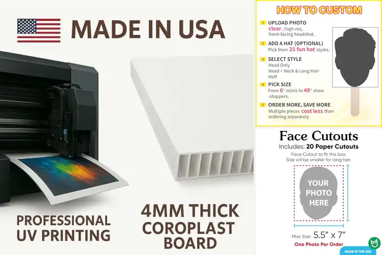 Detailed view of Best Custom Face Standees: Turn Your Photo into Fun Decor
