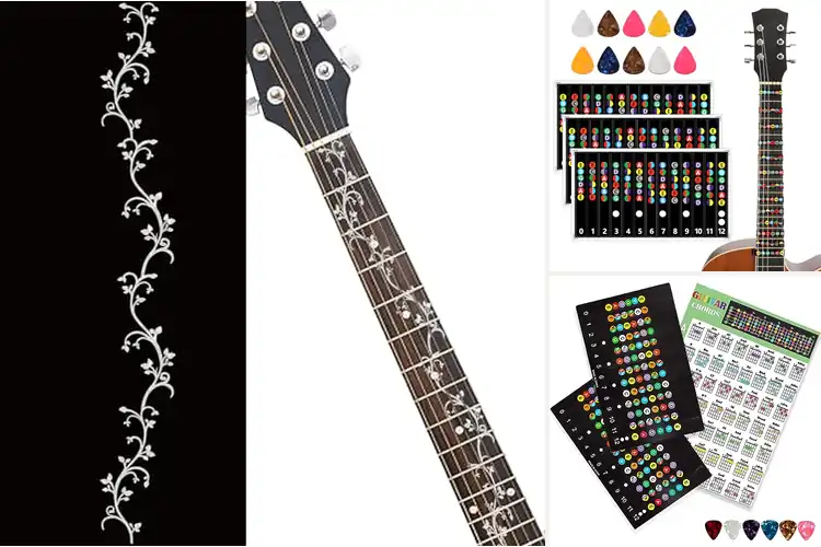 Detailed view of Best DIY Sticker Guitar Kit: 10 Easy Customization Ideas