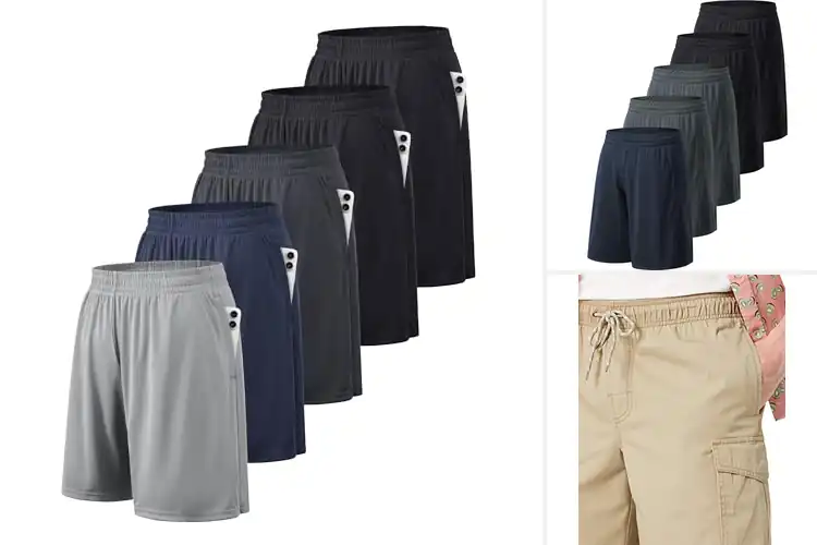 Detailed view of Best Elastic Waist Shorts