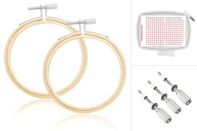 Detailed view of Best Embroidery Hoop With Adjustable Screw