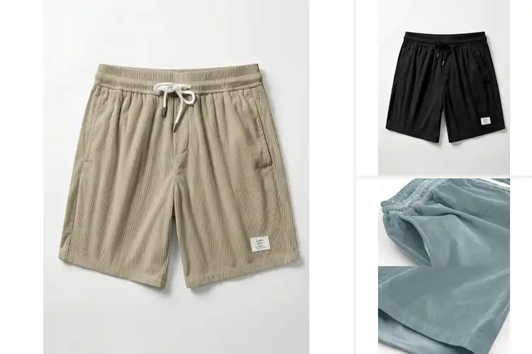 Detailed view of Best Fitted Corduroy Shorts