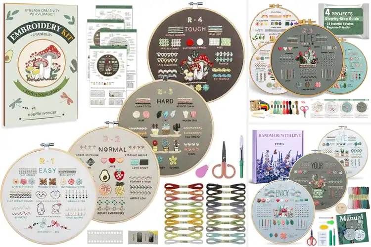 Detailed view of Best Gift For Embroidery Beginners