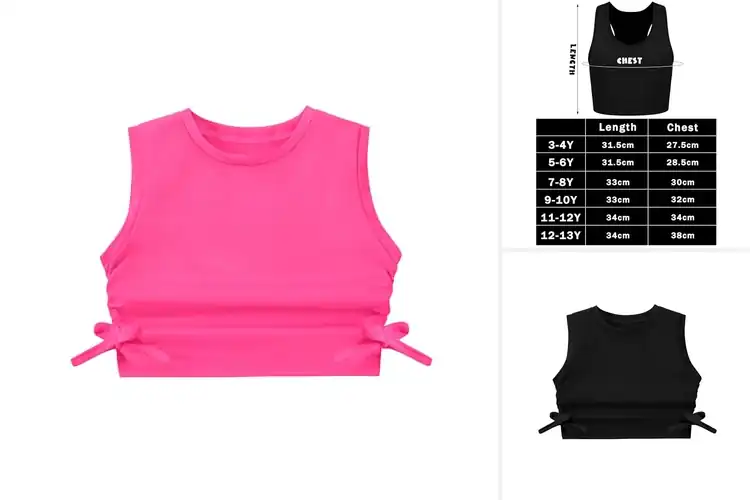 Detailed view of Best Girls’ Dance Crop Tops: 10 Stylish & Comfy Picks