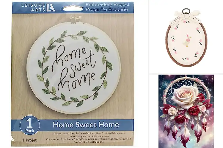 Detailed view of Best Home Decor Embroidery Art