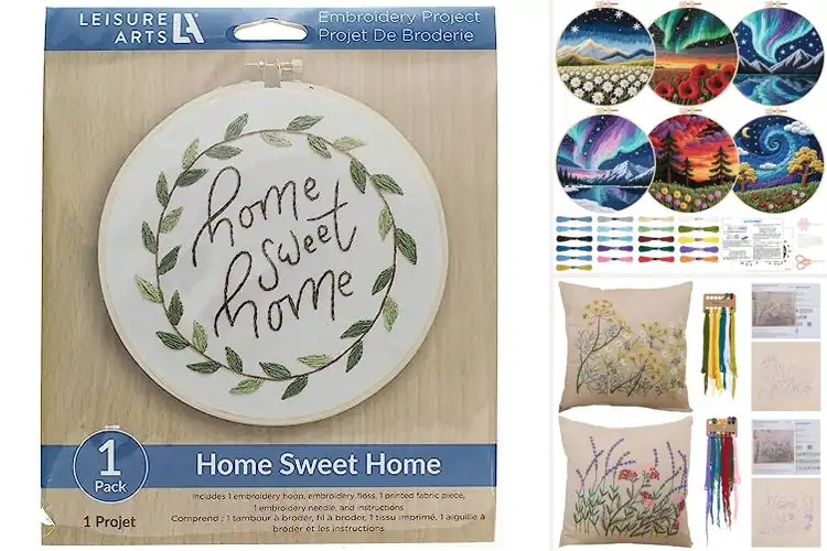 Detailed view of Best Home Decor Embroidery Projects