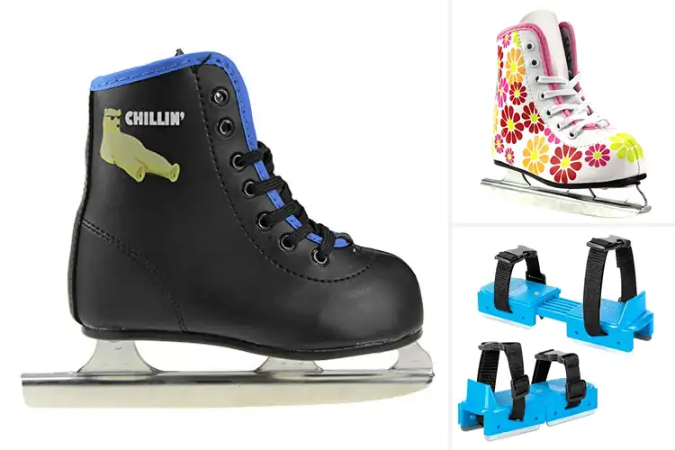 Detailed view of Best Little Rocket Double Runner Ice Skates