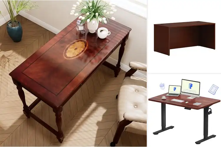 Detailed view of Best Mahogany Desks