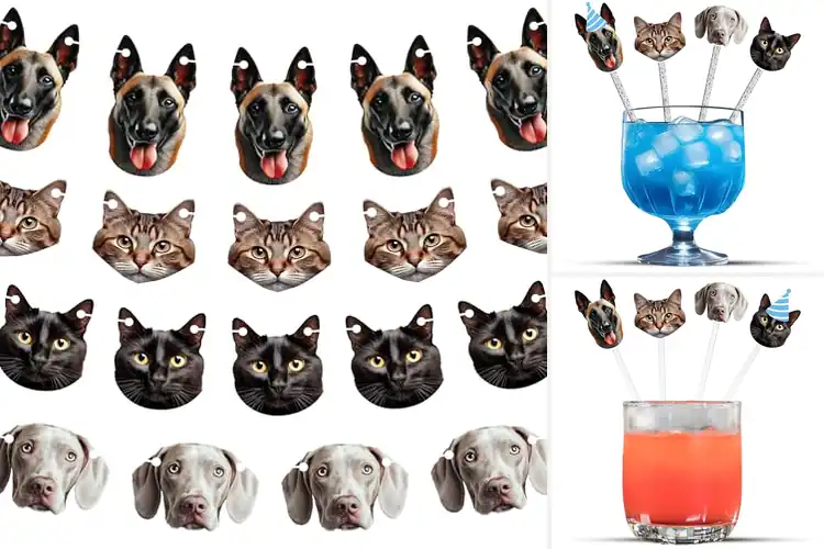 Detailed view of Best Pet Face Cutouts