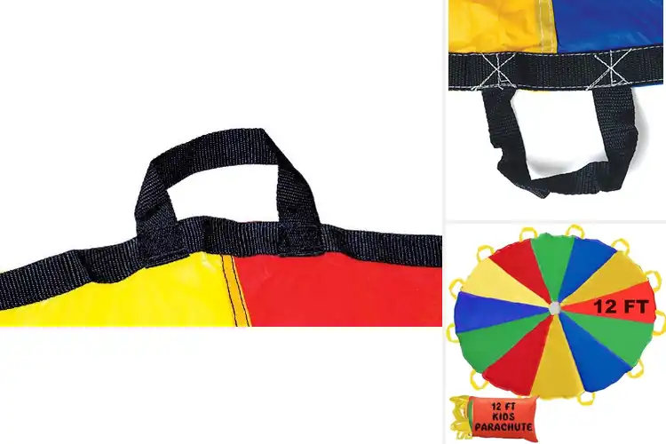 Detailed view of Best Reinforced Handle Parachutes