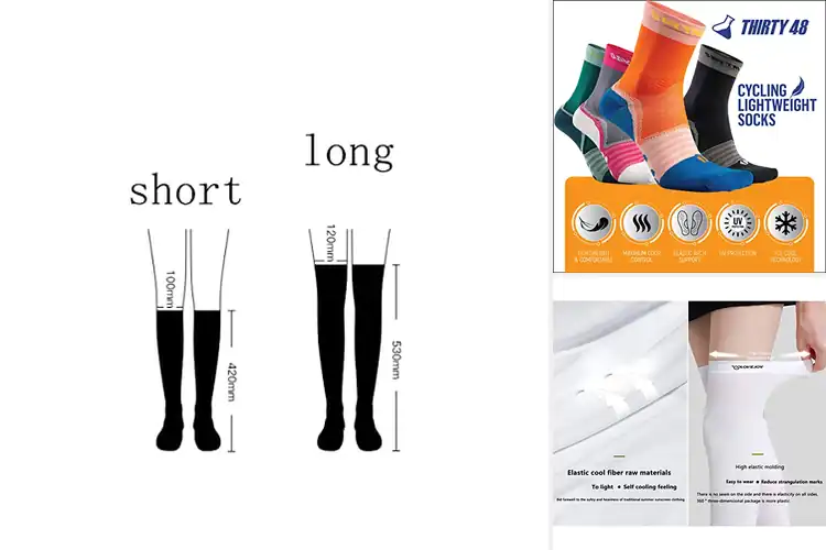 Detailed view of Best UV Protection Socks