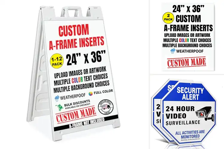 Detailed view of Best Weatherproof Signage